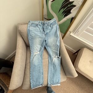 Madewell full length classic straight jeans 28